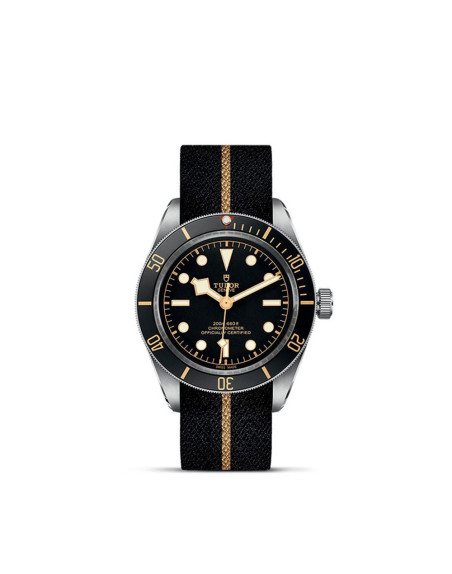 Montre Black Bay Fifty-Eight Cadran noir bracelet cuir