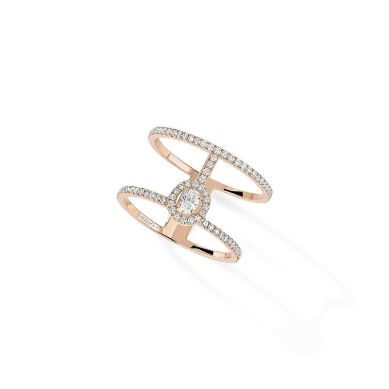 Bague Glam'Azone Or Rose Diamants