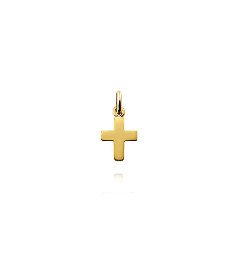 Croix Baby Cross or jaune 10mm