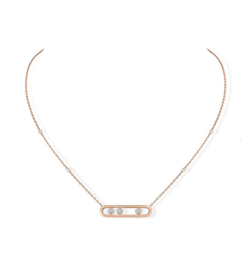 Collier Messika Move Or Rose Diamants