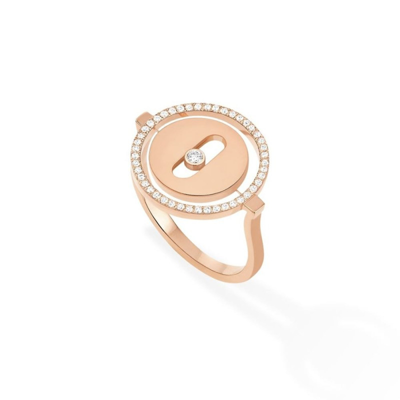 Bague Messika Lucky Move Or Rose Diamants