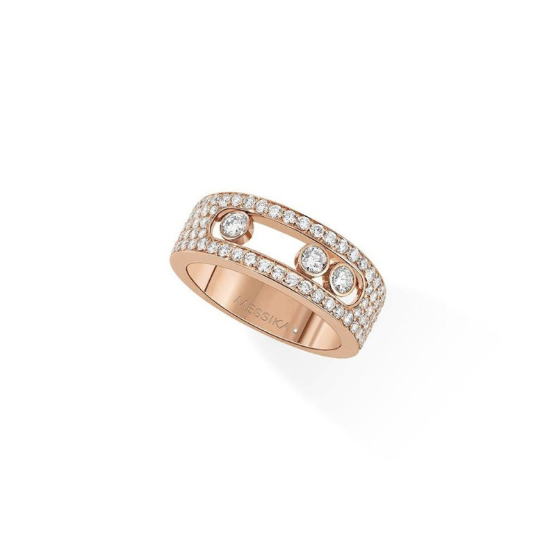 Bague Messika Move Joaillerie Or Rose Diamants