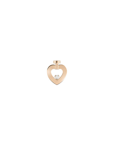 Puce d'oreille Fred Pretty Woman or rose diamant