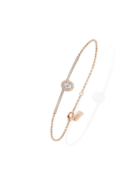 Bracelet Messika Glam'Azone Or Rose Diamants