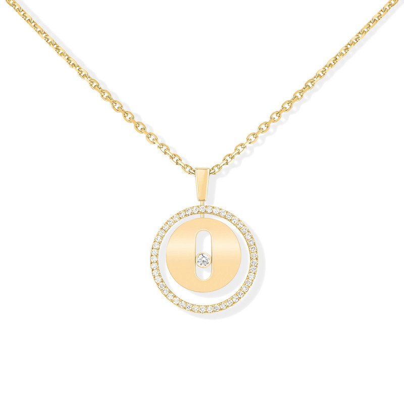 Collier Lucky Move PM Or Jaune Diamants