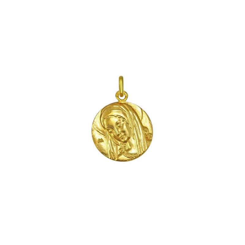 Médaille Arthus Bertrand  Ancilla Domini 18mm or jaune poli