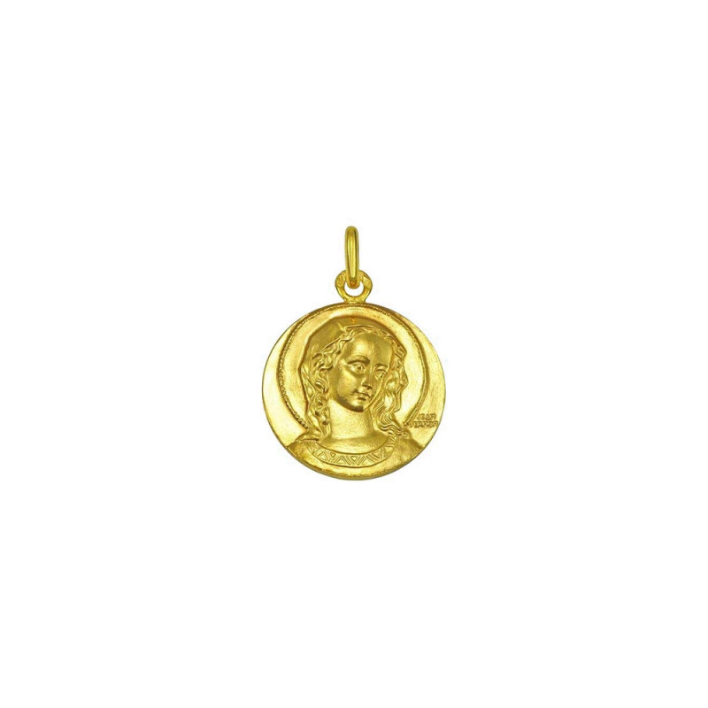 Médaille Arthus Bertrand Virgo Amabilis 21mm or jaune poli