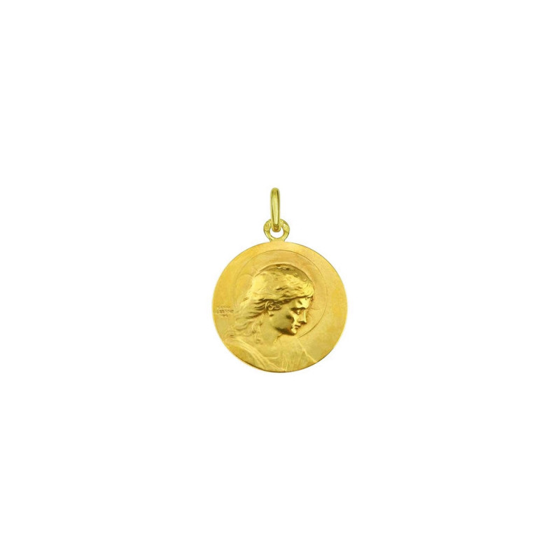 Médaille Arthus Bertrand Jésus 18mm or jaune