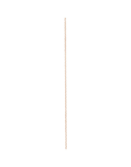 Chaîne forçat en or rose 42cm