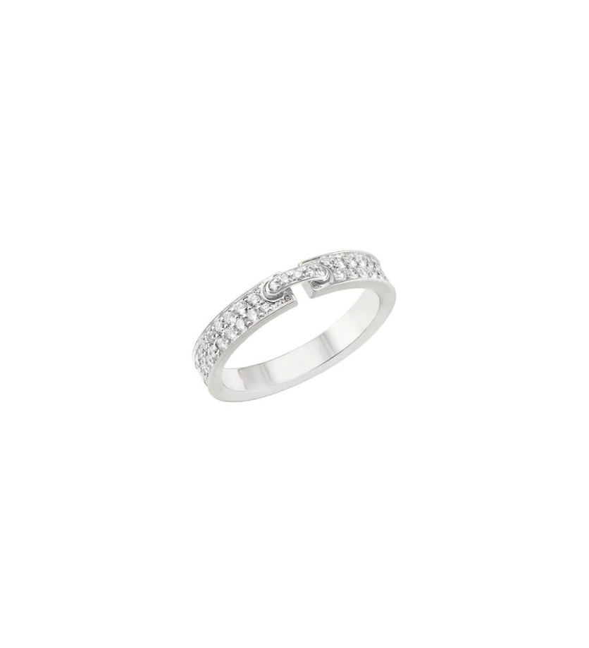 Bague Chaumet Liens Evicence XS or blanc diamants