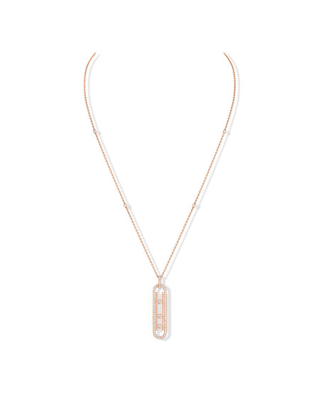 Collier Messika Move 10th Or Rose Diamants