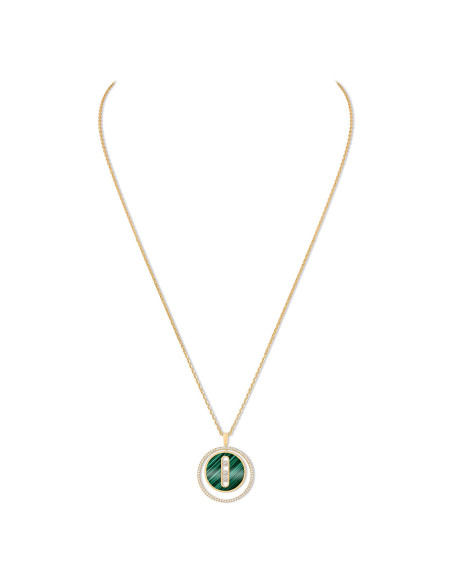 Collier Messika Lucky Move MM Or Jaune Malachite Diamants
