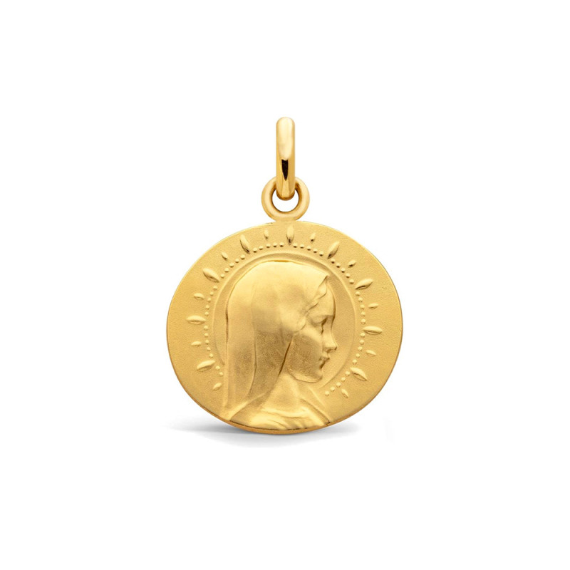 Médaille Arthus Bertrand galet Vierge Jeune étoilée