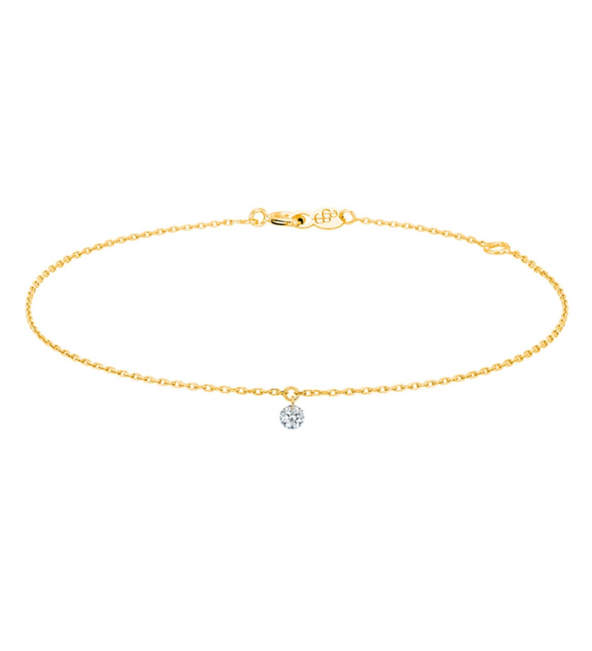 Bracelet La Brune et La Blonde 360° or jaune diamant