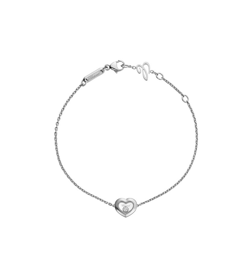Bracelet Chopard Happy Diamonds or blanc et diamant