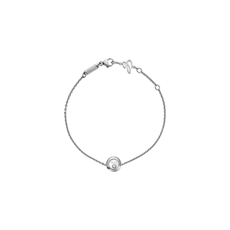 Bracelet Chopard Happy Diamonds or blanc diamant mobile