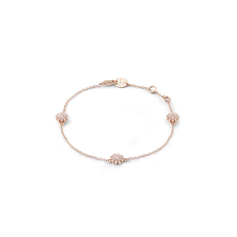 Bracelet Damiani Margherita en or rose et diamants