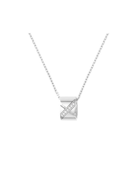 Collier Chaumet Liens Evidence or blanc diamants