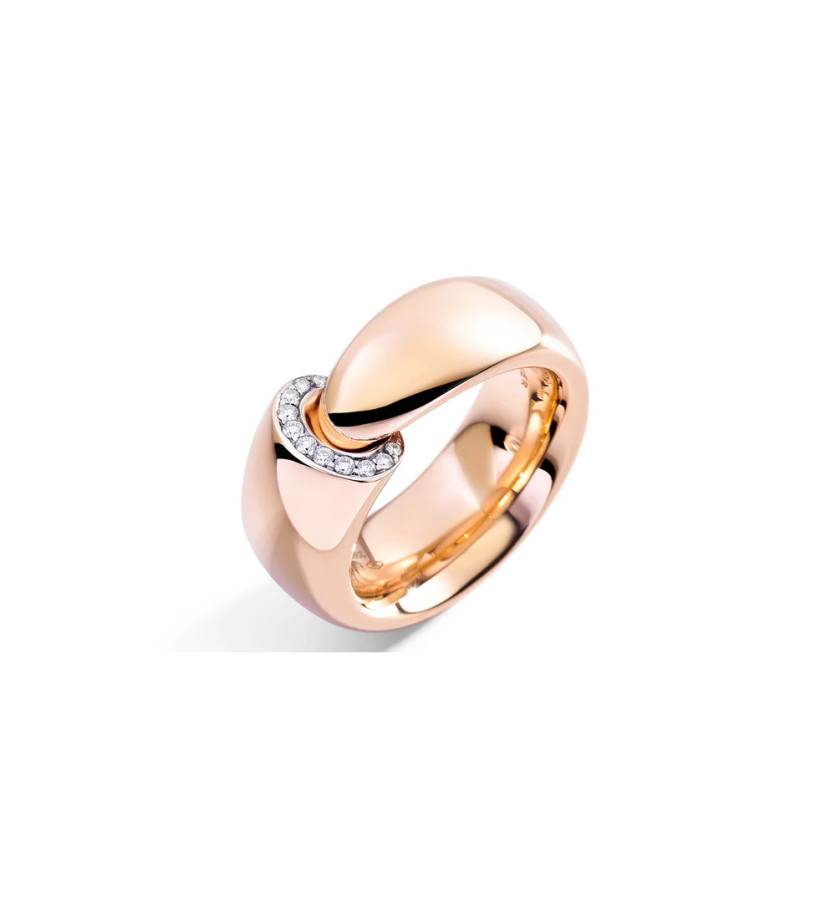 Bague Calla The One GM or rose 11 diamants