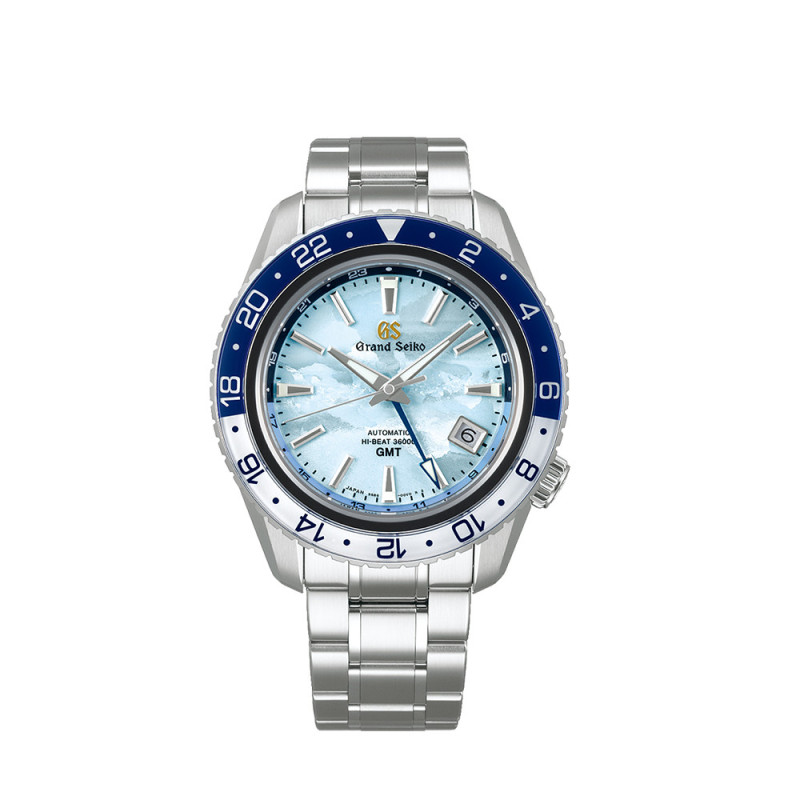 Montre Grand Seiko Sport GMT Edition limitée 25ème anniversaire automatique cadran bleu bracelet acier 44,2mm