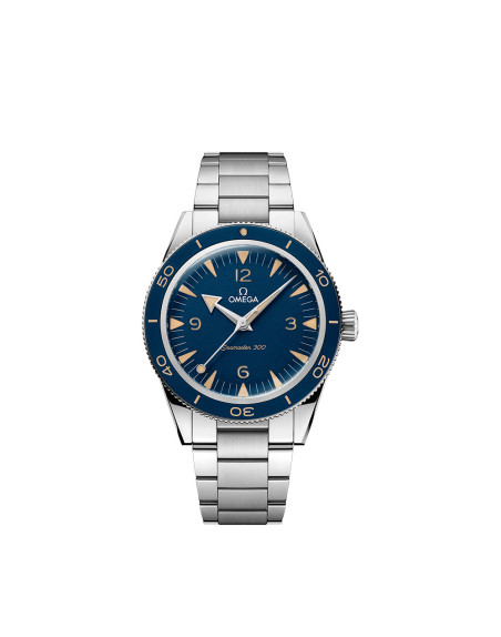 Montre Omega Seamaster 300 automatique cadran bleu bracelet acier 41mm
