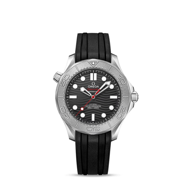 Montre Omega Seamaster Diver 300M Édition Nekton automatique cadran noir bracelet en caoutchouc noir 42mm