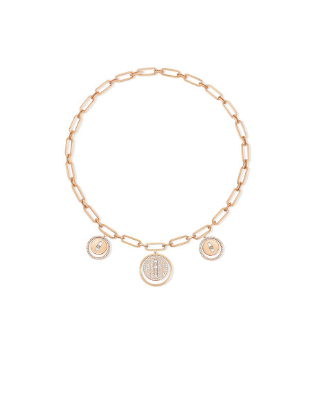 Collier Chocker Messika Lucky Move Or Rose Diamants