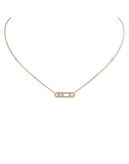 Collier Messika Baby Move Or Rose Diamants