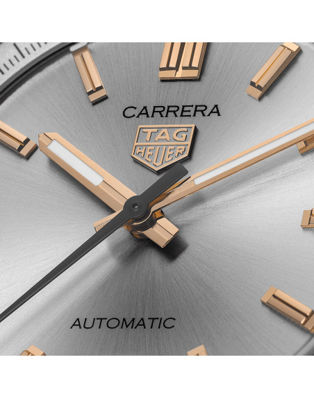 Montre TAG Heuer Carrera Date Automatique Cadran gris Bracelet acier 36mm