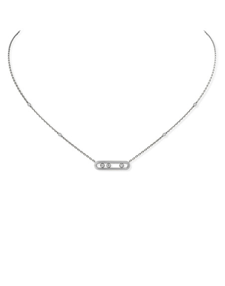 Collier Messika Baby Move Or Blanc Diamants