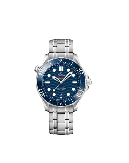 Montre Omega Seamaster Diver 300M automatique cadran bleu bracelet acier 42mm