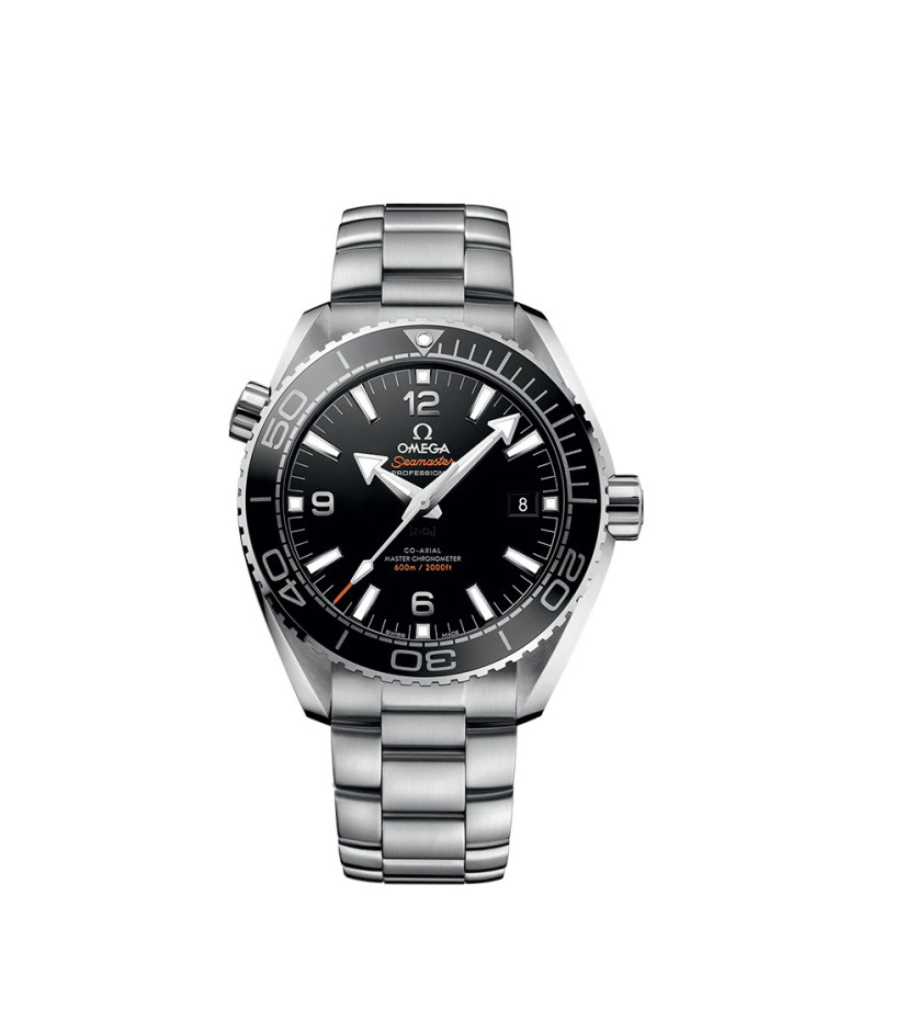 Montre Omega Seamaster Planet Ocean 300M automatique cadran noir bracelet acier 43.5mm