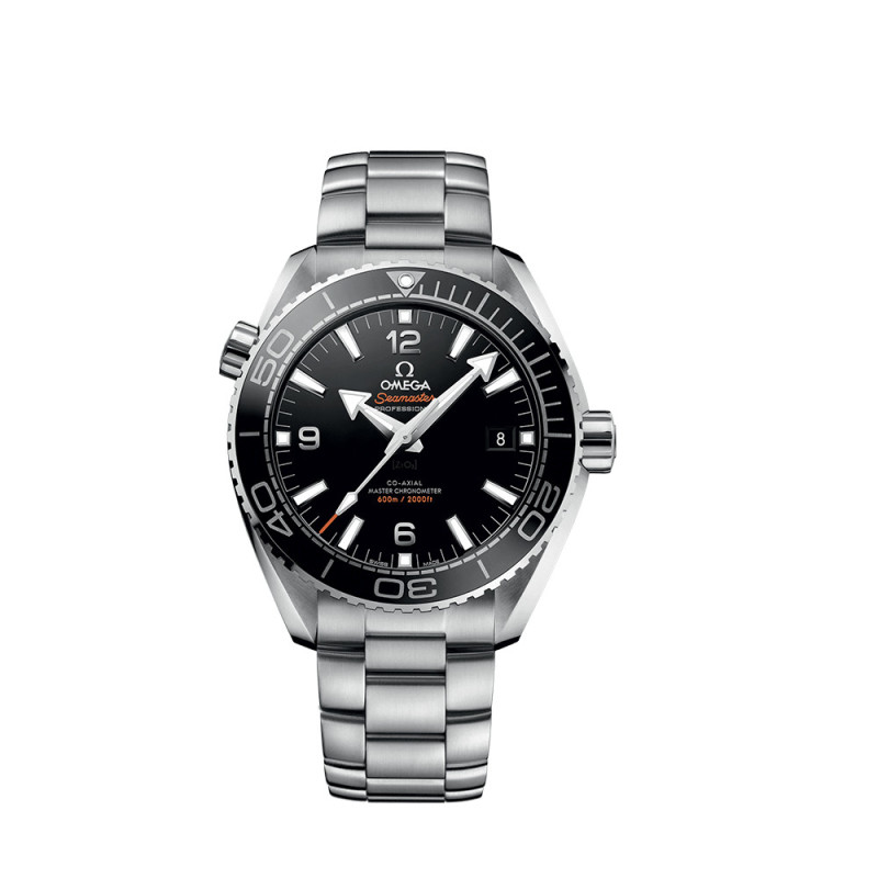 Montre Omega Seamaster Planet Ocean 600M automatique cadran noir bracelet acier 43.5mm