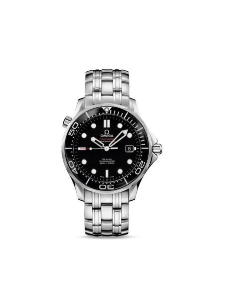 Montre Omega Seamaster Diver 300M automatique cadran noir bracelet acier 41mm
