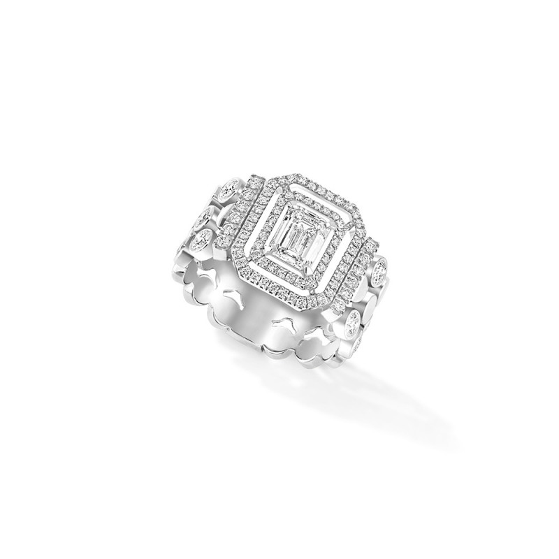 Bague Messika D-Vibes or blanc diamants