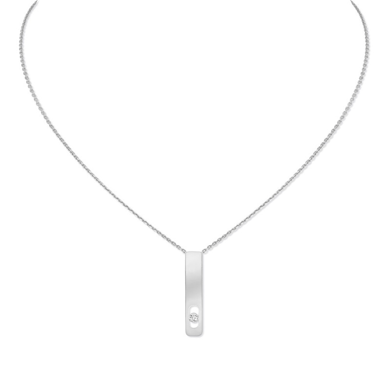 Collier Messika My First Diamond or blanc diamant