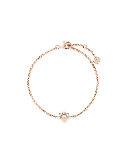 Bracelet Nouvel Héritage Mystic Love or rose diamants petit modèle