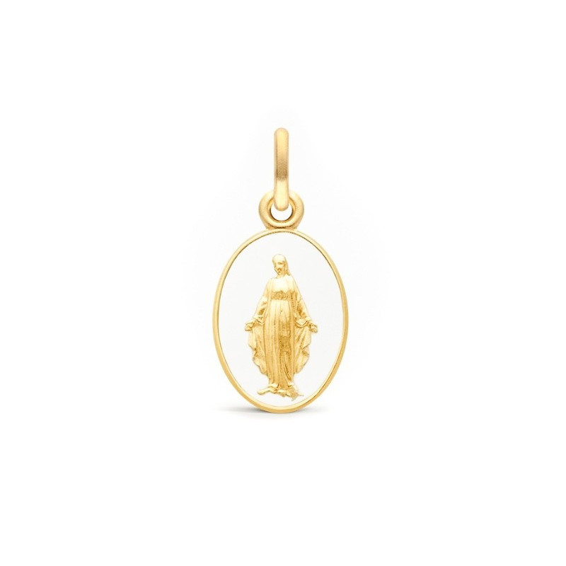Médaille Arthus Bertrand miraculeuse ivoire or jaune