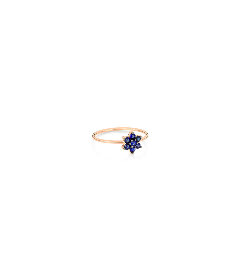 Bague Ginette NY saphire Star or rose