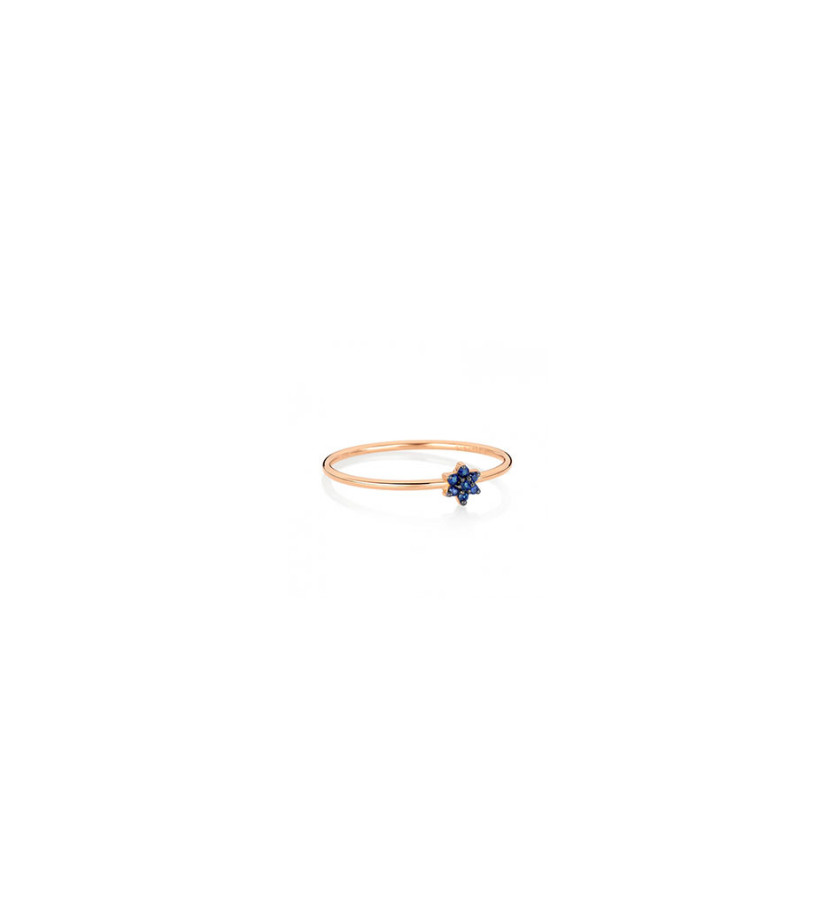 Bague Ginette NY mini saphire Star or rose