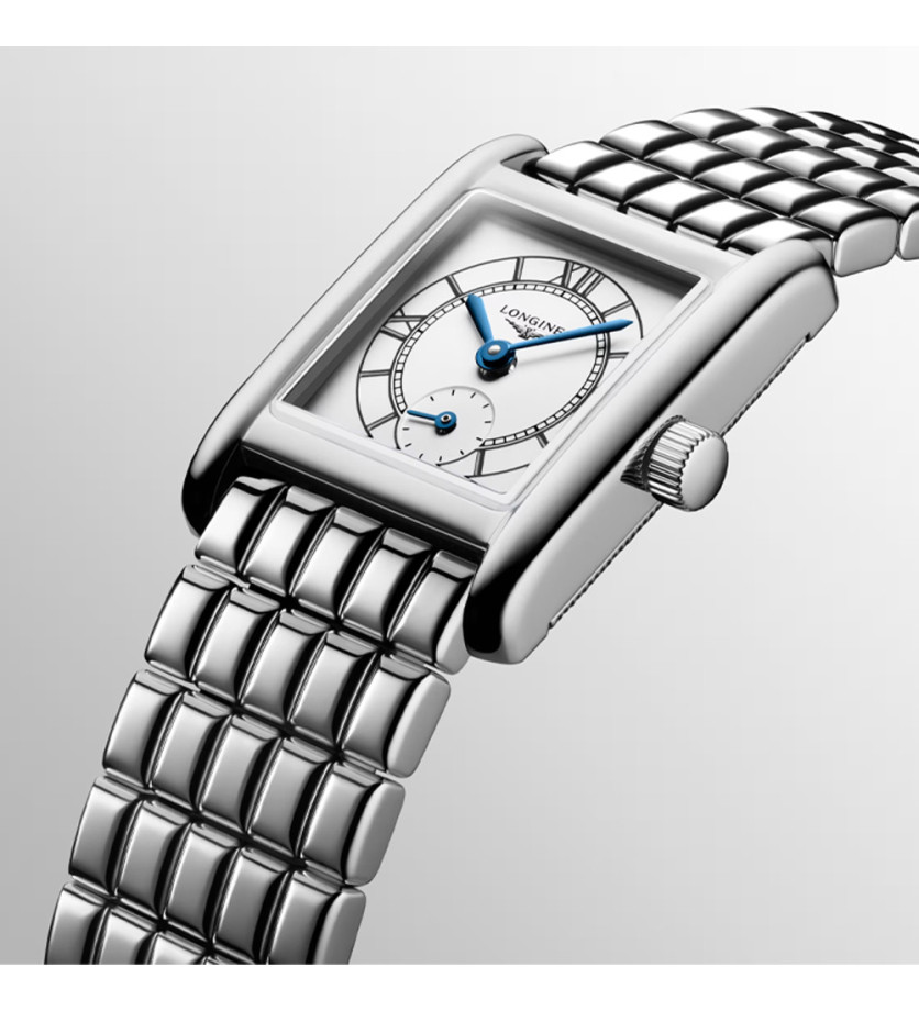 Montre Longines Mini DolceVita quartz acier cadran silver bracelet acier 21.50 x 29mm