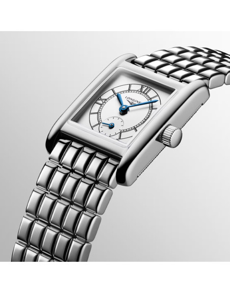 Montre Longines Mini DolceVita quartz acier cadran silver bracelet acier 21.50 x 29mm
