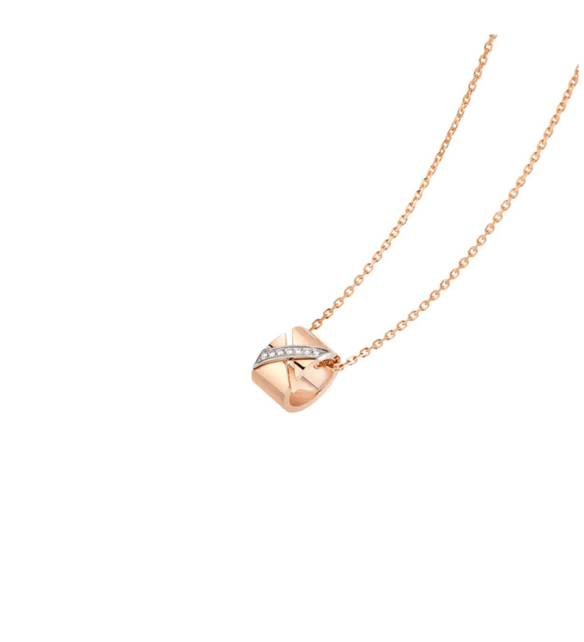 Collier Chaumet Liens Evidence or rose diamants