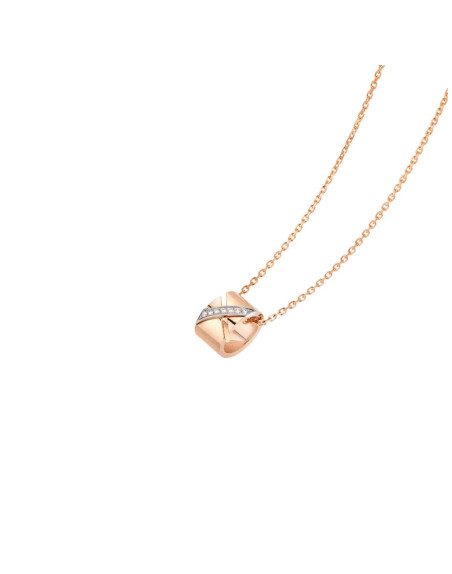 Collier Chaumet Liens Evidence or rose diamants