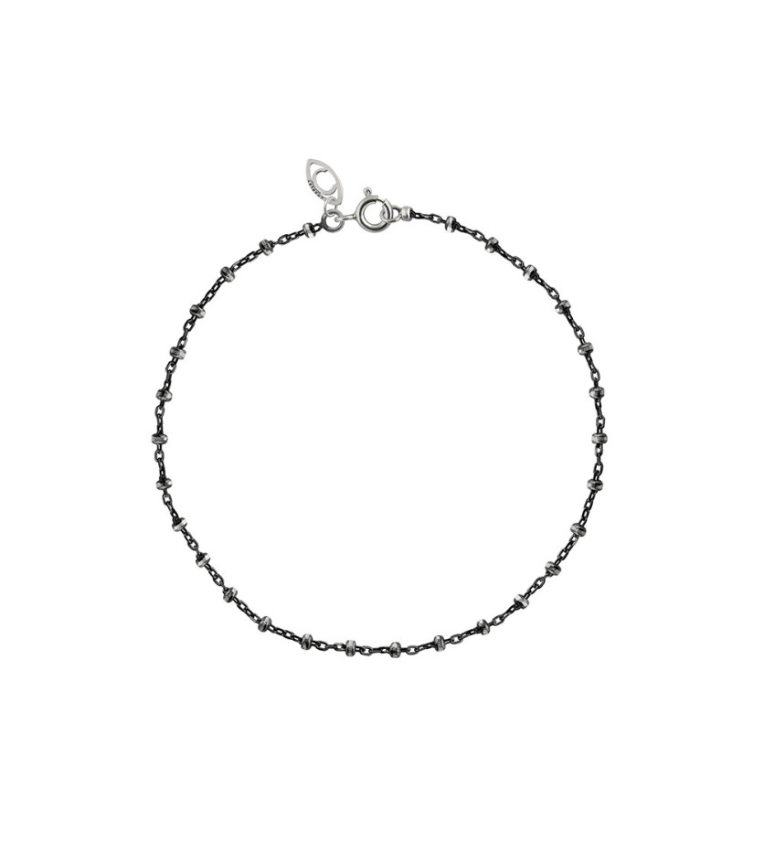 Bracelet Charlet Diamantée simple chaine argent 19cm