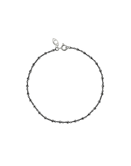 Bracelet Charlet Diamantée simple chaine argent 19cm
