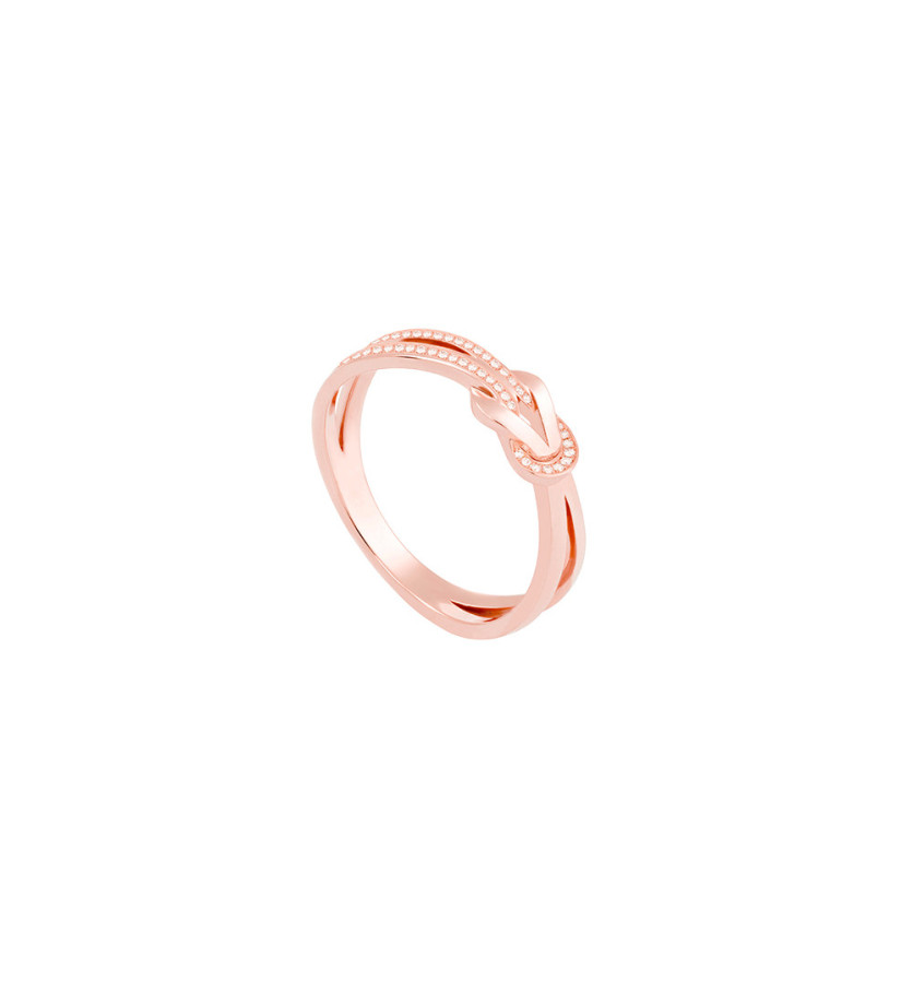 Bague Fred Chance Infinie or rose et diamants PM