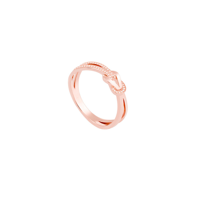 Bague Fred Chance Infinie or rose et diamants PM
