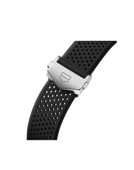 Montre Carrera Chronographe Automatique Bracelet caoutchouc noir Cadran noir 44mm