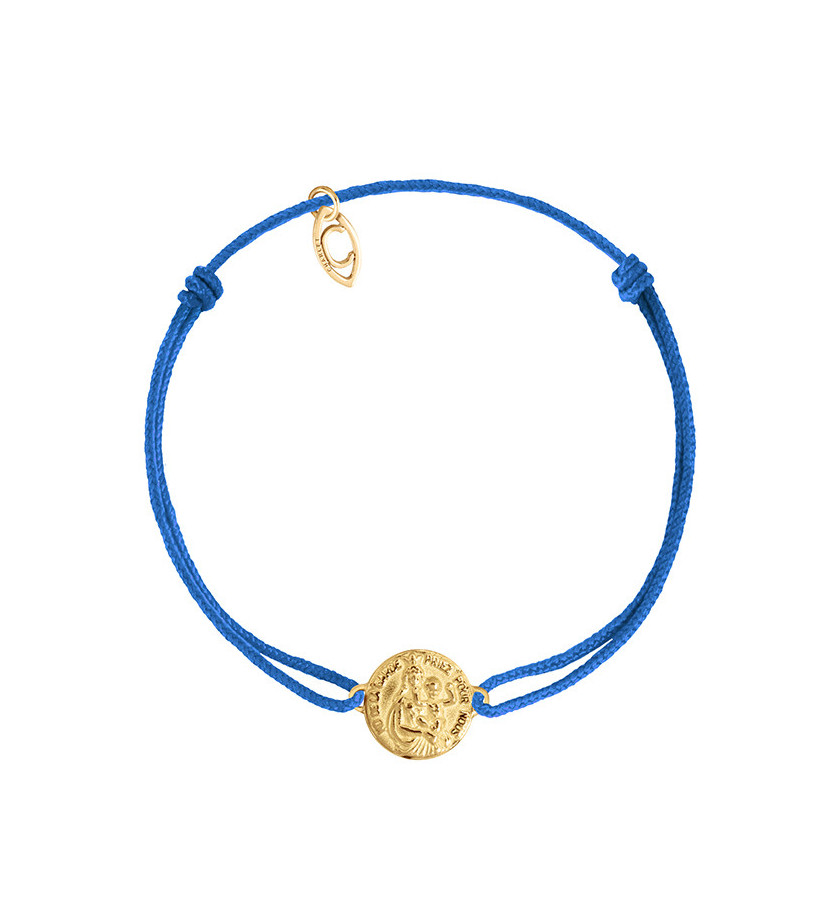 Bracelet Charlet Massilia Notre-Dame de la Garde cordon bleu